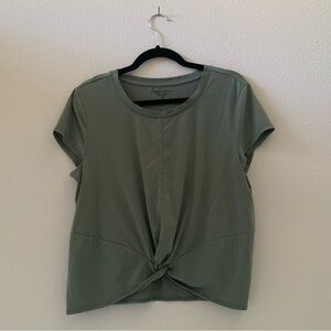 Athleta Tie Front Active Tee